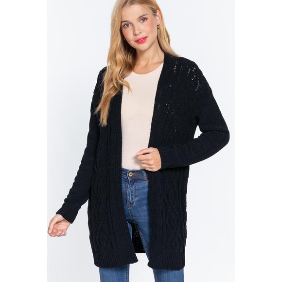 Rachell`s Boutique Sweaters - Chenille Sweater Cardigan